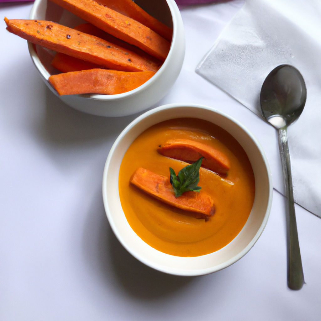 Soupe aux carottes et patates douces