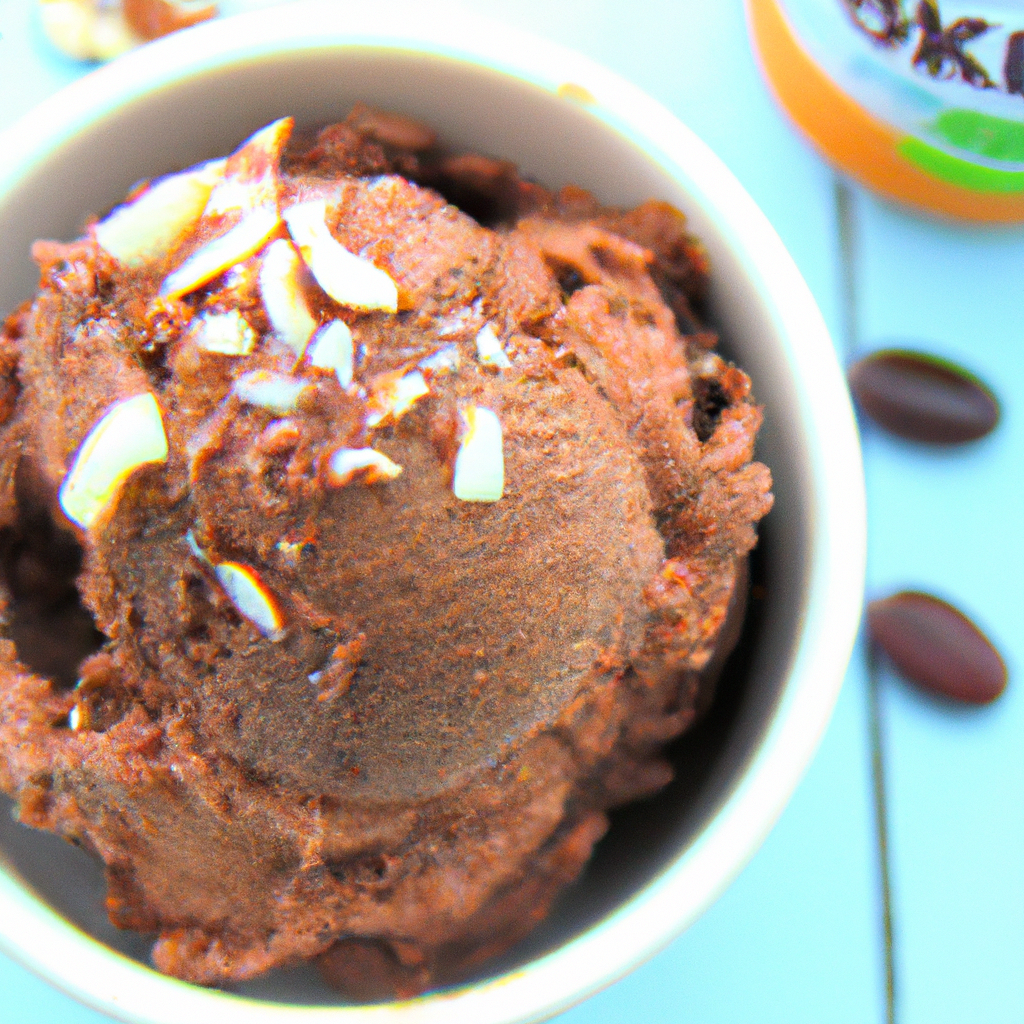 Chocolate, Coconut and Cashew Ice Cream