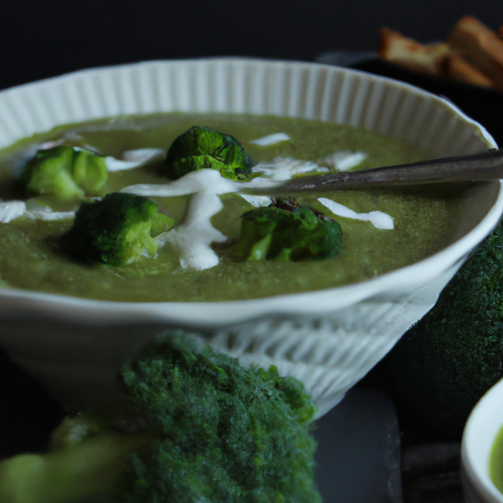 Soupe crémeuse au brocoli