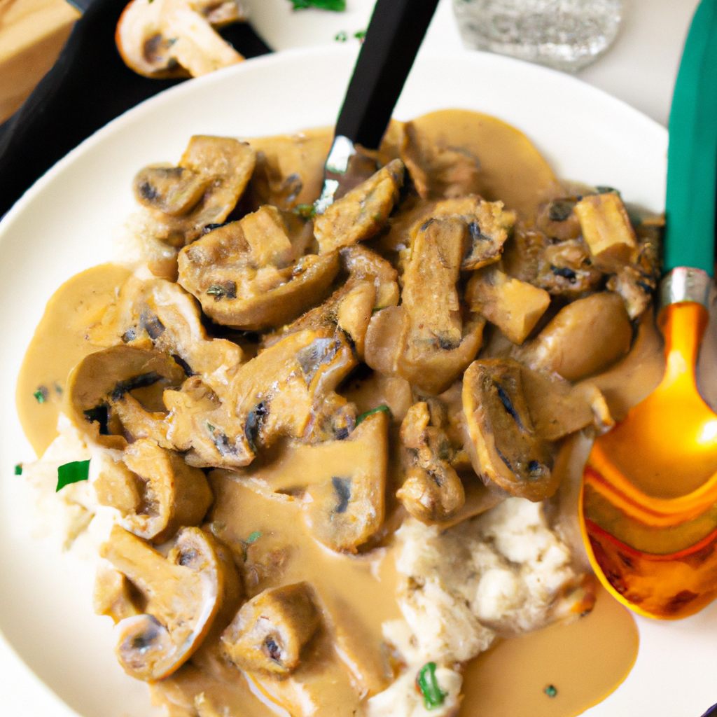 Creamy  Mushroom Stroganoff