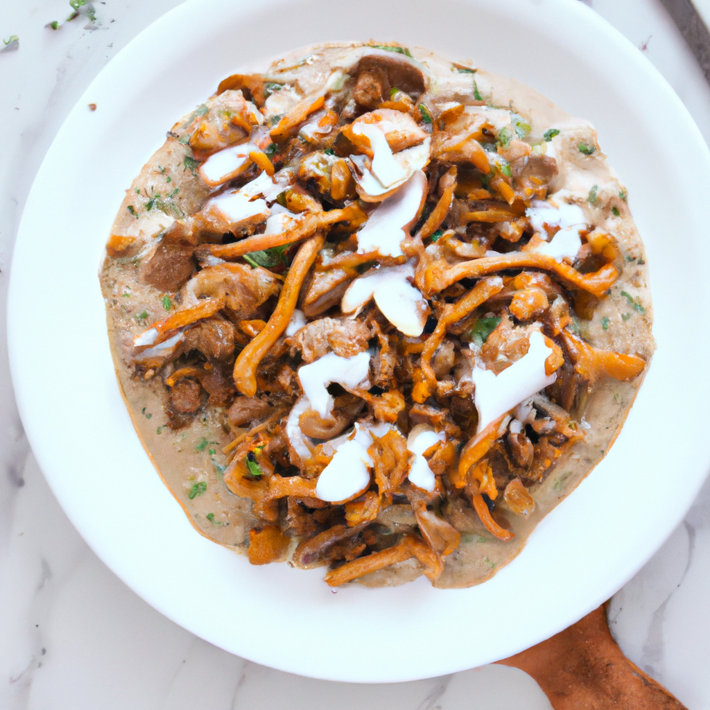 Lentil Mushroom Stroganoff with Almond Ricotta