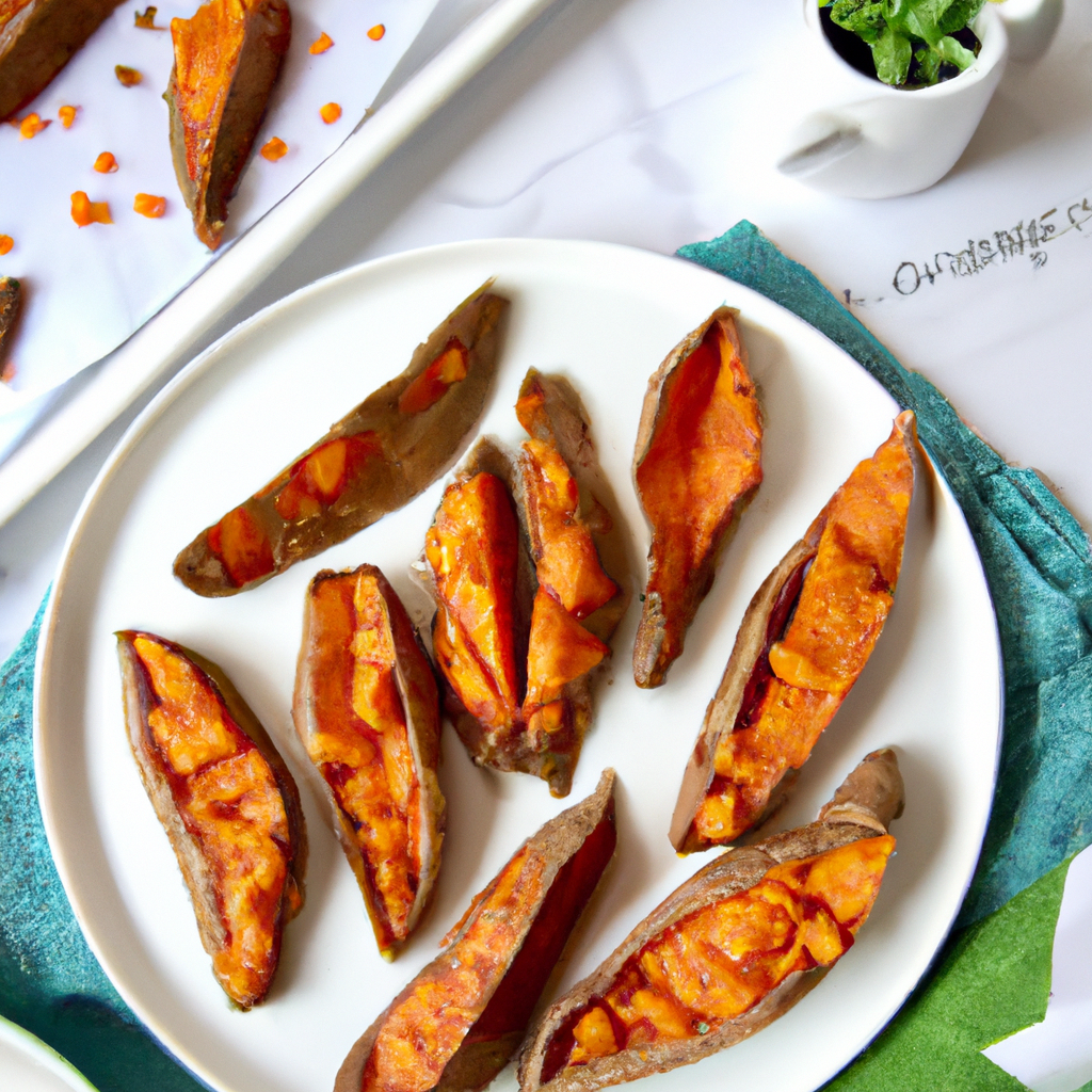 Maple-Baked Sweet Potato Wedges