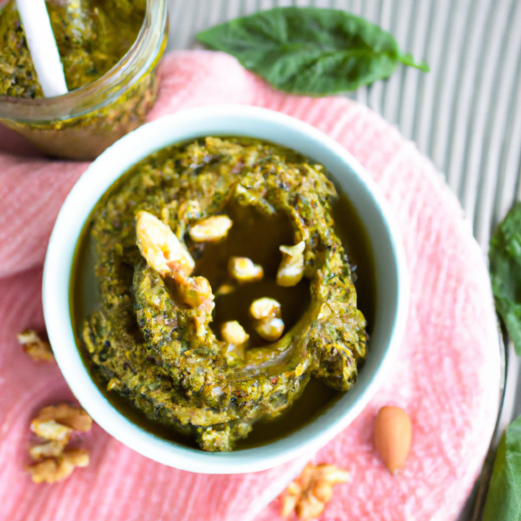 Walnut and Basil Pesto